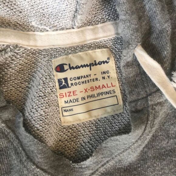 Champion vintage gray hoodie Chatham Cape Cod xs - Picture 2 of 5